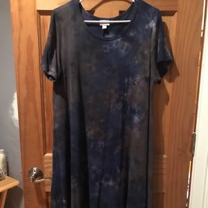LulaRoe Carly Tie-Dye Dress